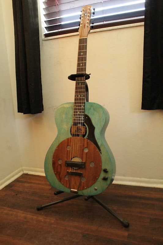 SteelBelly Baritone 12-string guitar 1969 Silvertone image 1