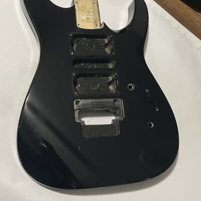 1990's Japan Jackson Performer PS-4 Black Guitar Body Floyd Ready image 4