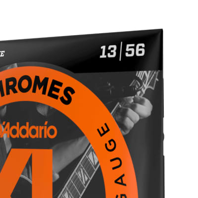D'Addario ECG26 Chromes Flat Wound, Medium, 13-56 image 4