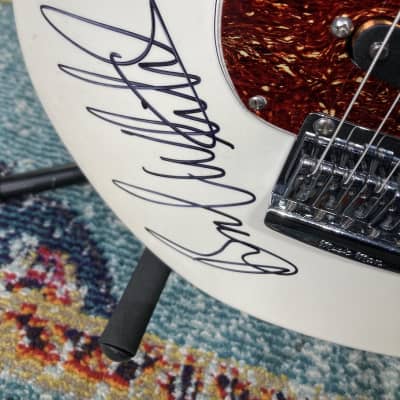 Music Man Brad Whitford’s Aerosmith, Silhouette Guitar, Signed! Authenticated! (BW2 #29) - White image 2