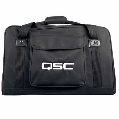 QSC CP12 CP Series Compact 12" Powered DJ PA Speakers Pair with Tote Bags Pack image 5