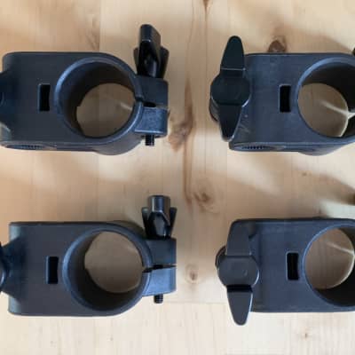 NEW- 4X Alesis SURGE/COMMAND Electronic Drum Rack Mount Clamps - 1.5 Inch - 102370013-A Black image 3