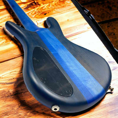 Spector USA NS-5, Custom Matte Green-Blue Burst / Pau Ferro / Haz-Lab *Bass Central Exclusive *RARE! image 14