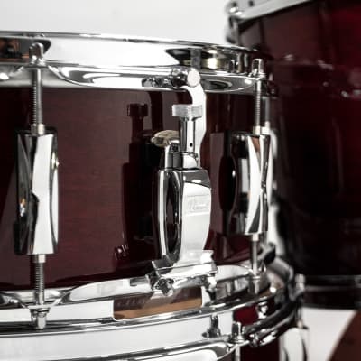 Pearl Vision SST Maple 12/13/16/18/22/14 Red Lacquer Drum Set image 6