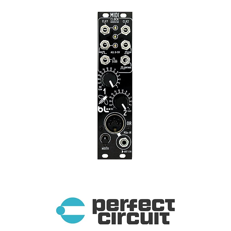 Blue Lantern MIDI To Pulse Clock Generator Reverb