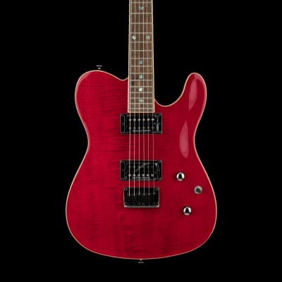 Fender Special Edition Custom Telecaster FMT HH - Crimson Red Transparent #02960 image 3