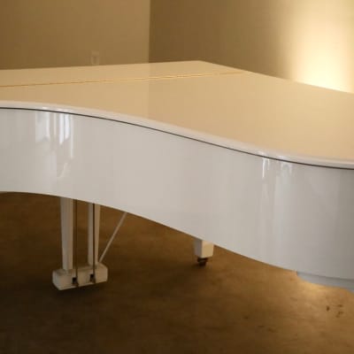 1978 Yamaha C7 Semi-Concert Grand Piano in Rare Polished White Vintage Original Professional Orchestral Concert Piano Hamamatsu Japan Factory image 10