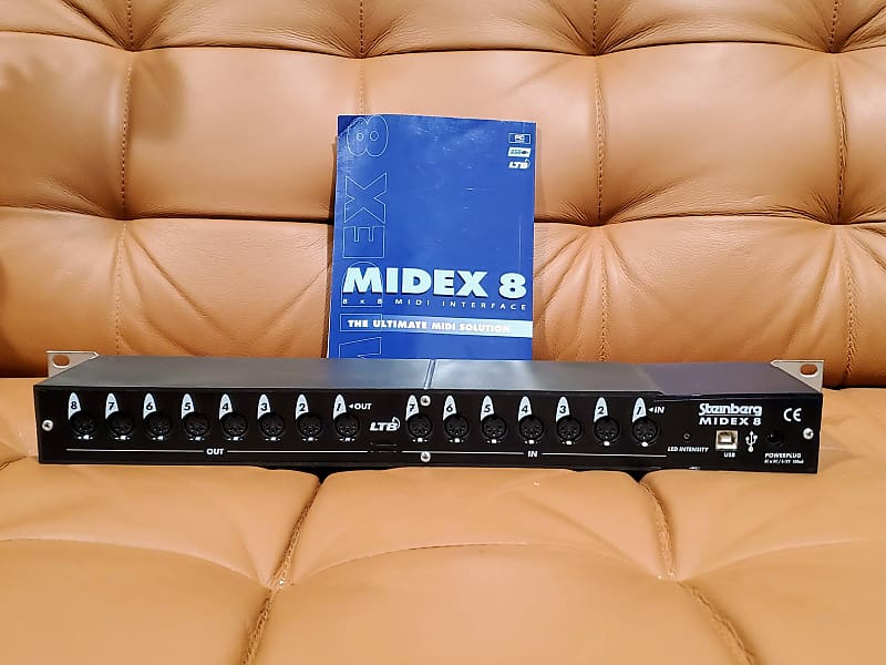 Steinberg Midex 8 USB MIDI interface + manual cable midex8