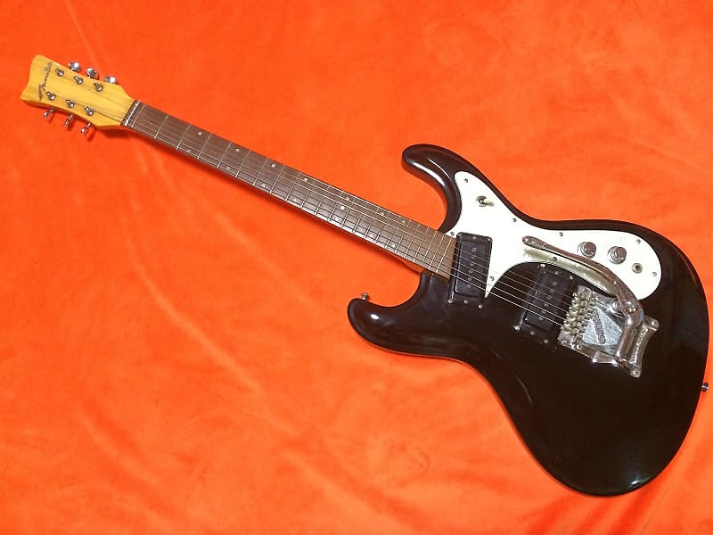 Zen-On Morales ZES-300 Mosrite 1968 Black | Reverb