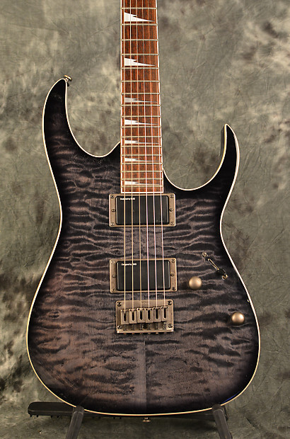 訳あり超特価の通販 RG Top Maple Quilt RG3EX1 Ibanez Trans Designed EMG W Black ギター
