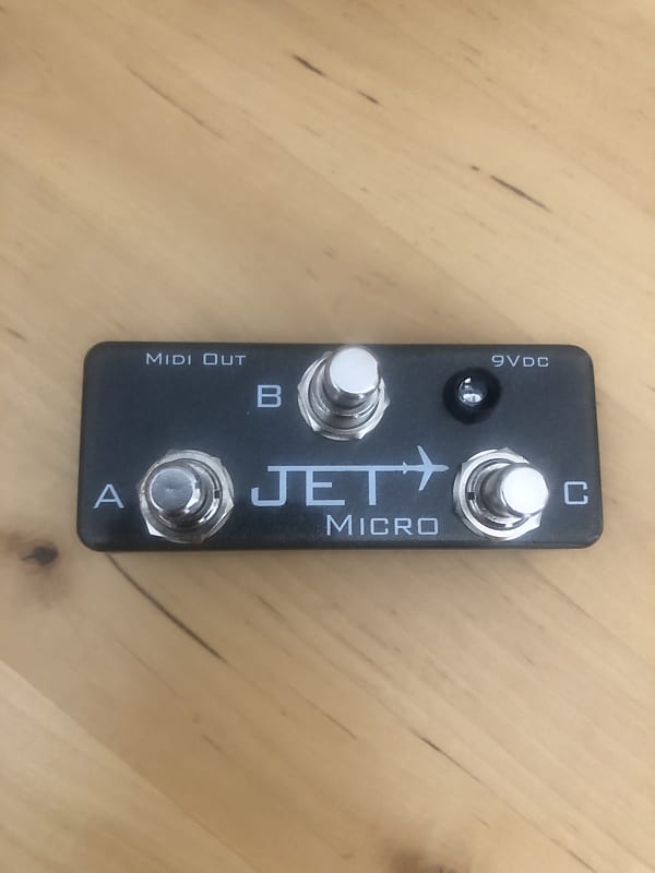 Jet Pedals Micro HX 2020 Silver/Sparkle Reverb