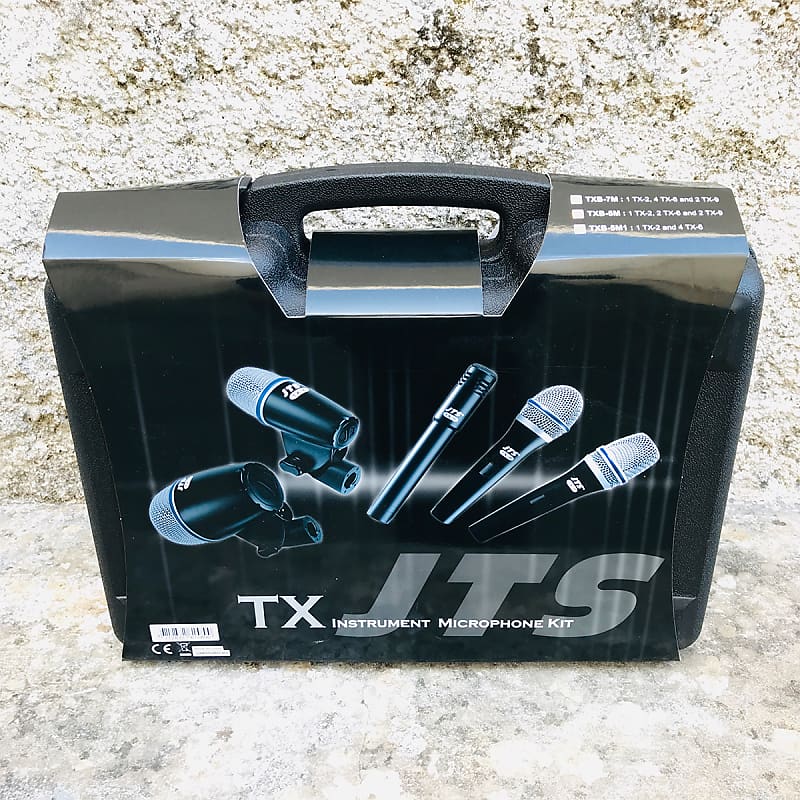 JTS TXB5M Set of 5 Microphones for Drums and Percussion Reverb