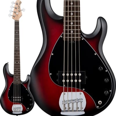 Sterling by MUSICMAN S.U.B. Series Ray5 (Ruby Red Brust Satin/Rosewood) for sale