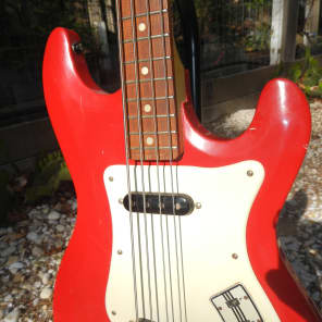 Vintage Hagstrom Futurama bass,1964,Sweden,all original,great thin neck,fast player, great tonality image 3