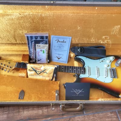 1963 Fender Custom Shop w/Flamed Neck* Stratocaster Relic 3-color sunburst "The 63" 2015 image 2