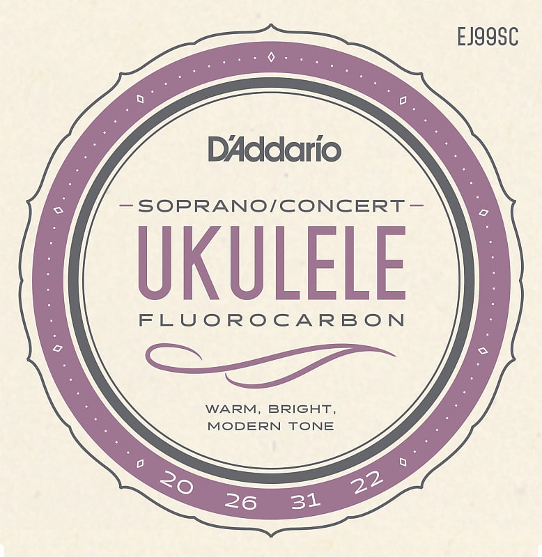 D'Addario EJ99SC Pro-Arté Carbon Ukulele Strings Soprano / Concert image 1