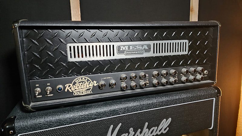 Mesa Boogie Dual Rectifier Solo Head 3-Channel 100-Watt Guitar Amp