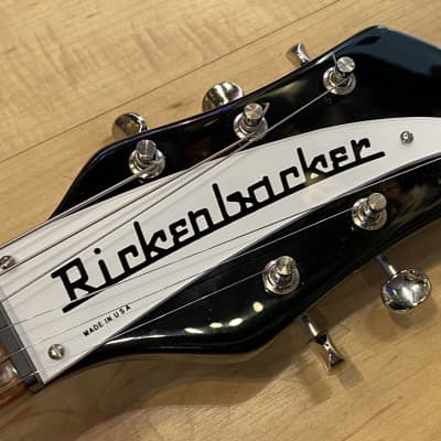 Rickenbacker 325C64 Short-Scale Electric Guitar JetGlo (Black) image 12