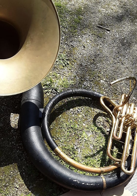 Conn Fiberglass Sousaphone with lead pipe and tuning bits Reverb