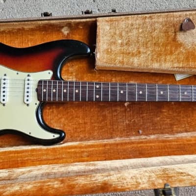 Fender Stratocaster 1959 - wine sunburst image 1