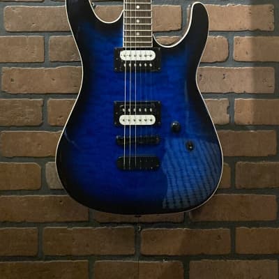 Dean MDX  Electric Guitar Quilt Maple 2017 - Translucent Blue Burst for sale