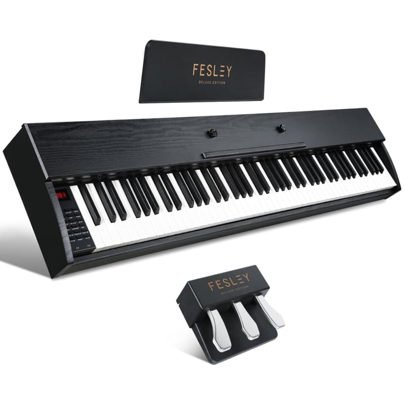 Donner DP-06 61 Keys Folding Piano Keyboard for Beginner, with Bluetooth,  MIDI, 128 tones, 21 demo songs and 128 rhythm styles, Music Rest, Piano  Bag