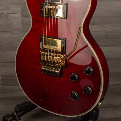 Epiphone Alex Lifeson Les Paul Custom Axcess Quilt - Ruby (Incl. Hard Case) image 3