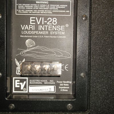 男女兼用 Electro Voice EVI-12 Vari Intense 単品①動作品 スピーカー