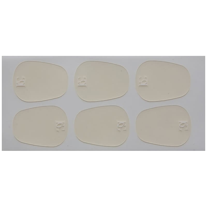 BG Mouthpiece Cushions Pack of 6 Clear Large 0.9 mm image 1