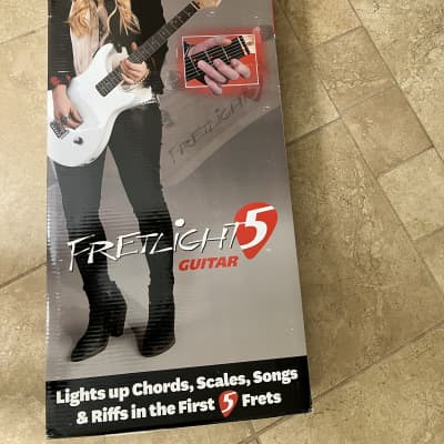 Fretlight 5 BLACK FINISH, 2016 Electric Guitar w/Built-In Lighted Learning System for sale