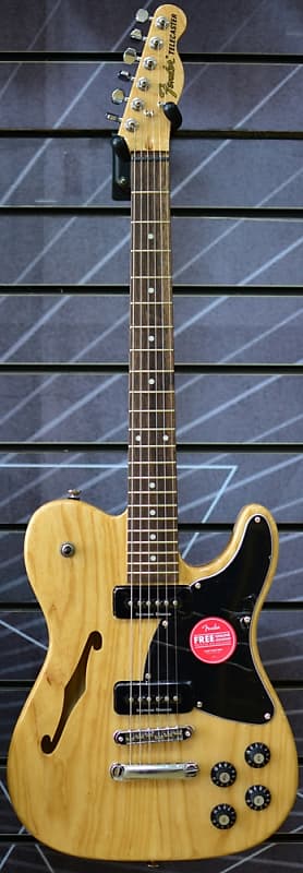 ギター Fender Telecaster thinline Jim Adkins Fender Jim Adkins JA-90 Telecaster Thinline, Laurel