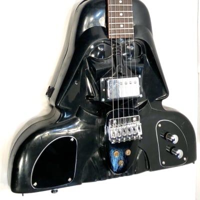 Electric guitar made out of a vintage darth vader star wars action figure case The Vadercaster 2019 image 5
