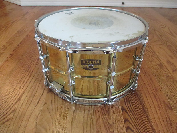 Tama Vintage Solid Brass 14 X 8 Snare Drum, 10 Lugs, Japan