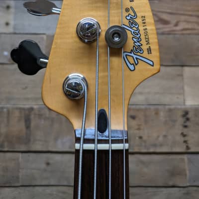 Fender 60th Anniversary Standard Precision Bass 2006 - Blizzard Pearl- FLAMED NECK! image 6