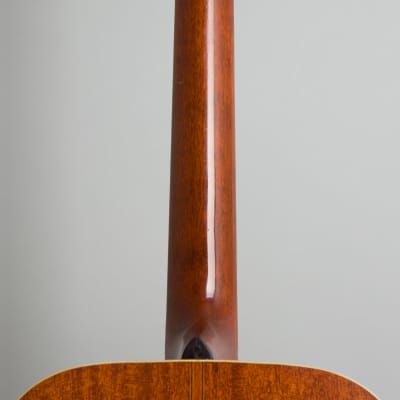 Vega  Profundo Flat Top Acoustic Guitar (1940s), ser. #39840, black hard shell case. image 9