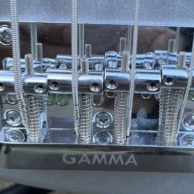 GAMMA Custom Bass Guitar J23-04, 4-String Beta Model, QuickSilver Metallic image 6