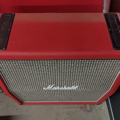 Early 80s Marshall JCM 800 4x12 **Red** image 2
