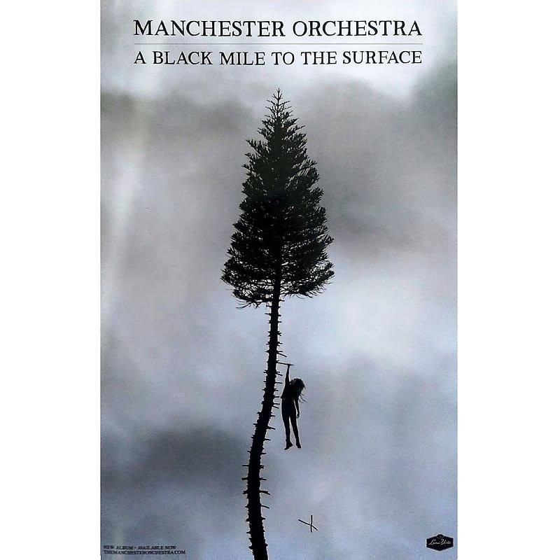 Manchester Orchestra - A Black Mile... Ltd Ed Rare Tour Poster