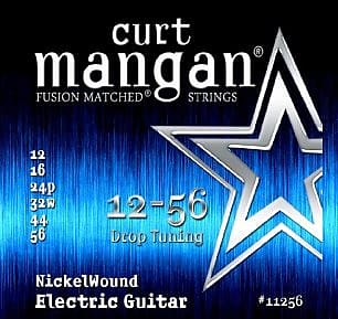 Curt Mangan 11256 12-56 Nickel Wound Electric Guitar Strings image 1