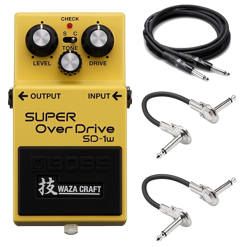 New Boss SD-1W Waza Craft Super Overdrive Guitar Effects Pedal