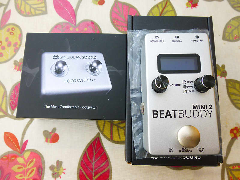 Singular Sound BeatBuddy Mini 2 + Foot Switch 2022 - Silver