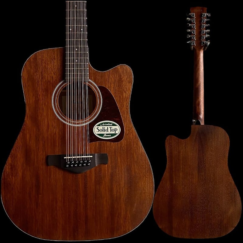 Ibanez AW5412CE Acoustic-Electric Guitar - Open Pore Natural image 1