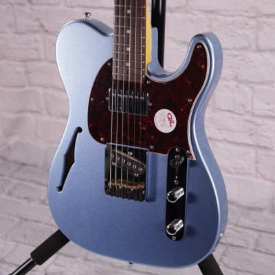 G&L Guitars ASAT Classic Bluesboy Semi-Hollow - Lake Placid Blue image 5