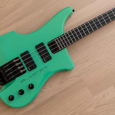 1990s Blaster Licensed by Philip Kubicki Ex Factor Headless Electric Bass  Seafoam Green, Japan | Reverb