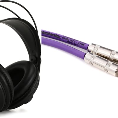 AKG K240 Studio Semi-open Pro Studio Headphones  Bundle with Pro Co BP-5 Excellines Balanced Patch Cable - 1/4-inch TRS Male to 1/4-inch TRS Male - 5 foot image 1