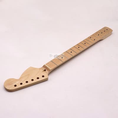 (Shipping From China, DHL 5-7 Days Delivery)  ST6 String 22 Pin Large Head White Canadian Maple Guitar Neck image 5