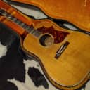 1965 Gibson Country Western Flat-Top Dreadnought Acoustic Guitar Natural SJN w/Victoria Luggage Case!