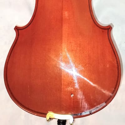 Unmarked 1/2 VIOLIN WITH BOW & CASE - Natural Gloss image 7