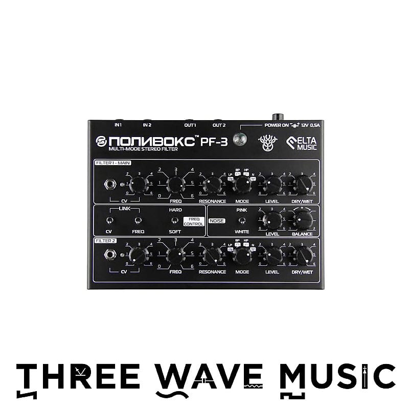 ELTA music Polyvox PF-3 (Dark Gray) - Multi-Mode Stereo Filter [Three Wave Music] image 1