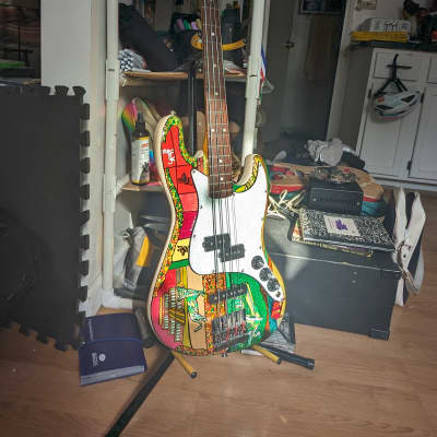 Fender Short Scale Jazz Bass - Custom Paint Job image 11